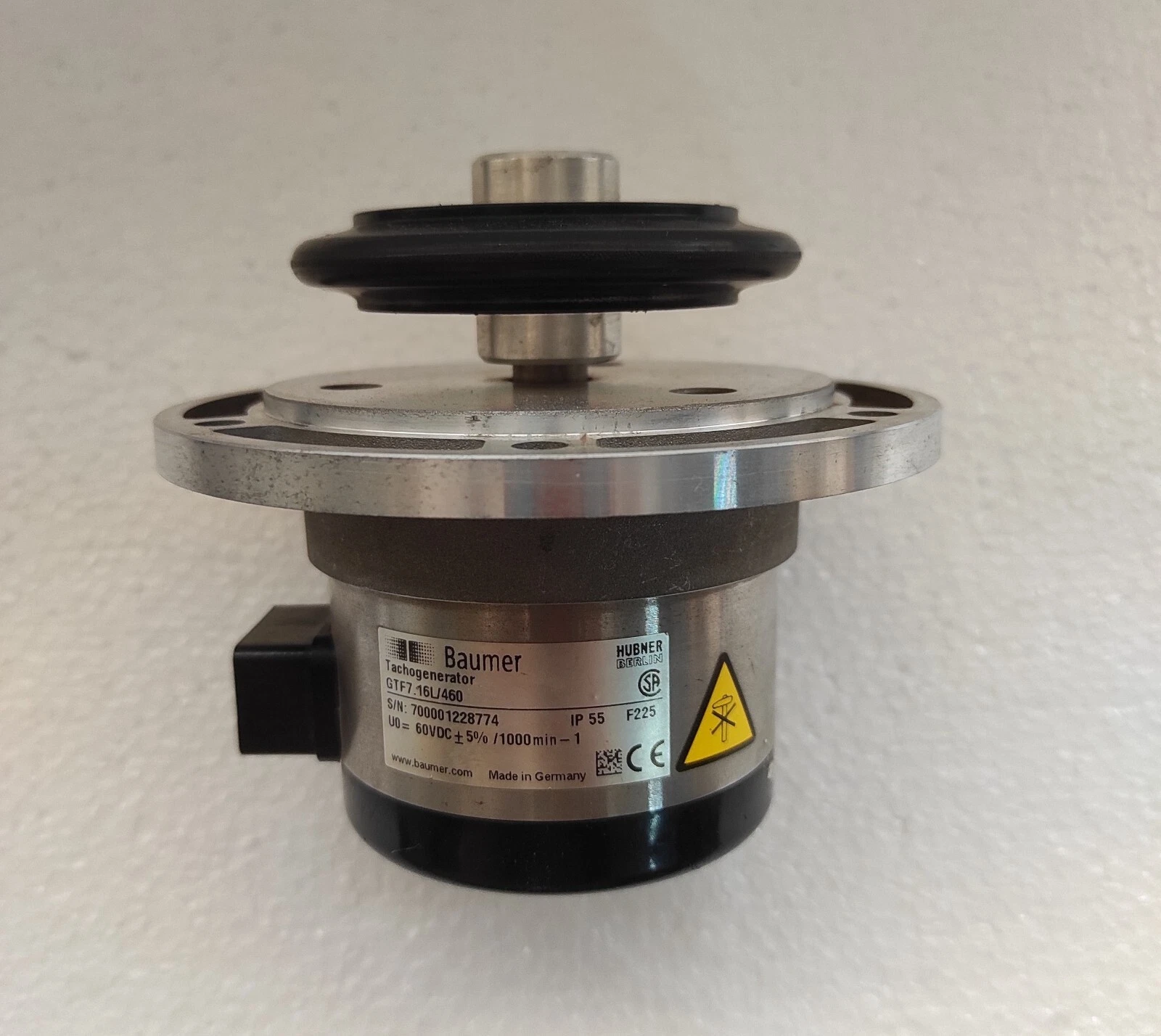 BAUMER TachoGenerator HUBNER GTF7.16L/460